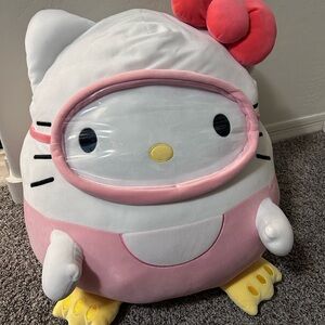 Sanrio Hello Kitty Plush - Soft Pink & White SQUISHMALLOW